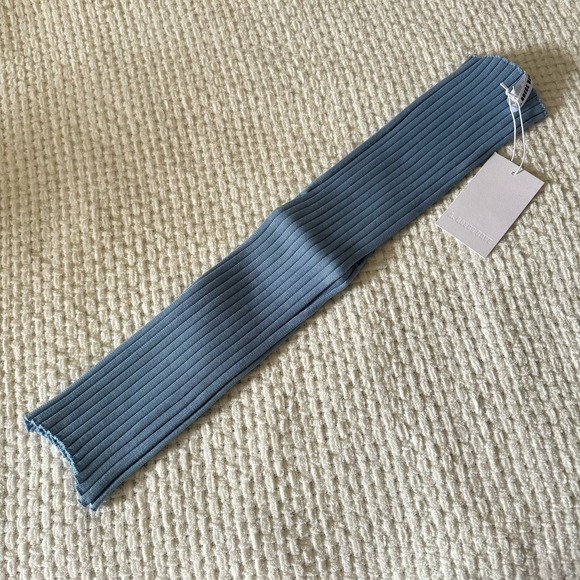 A. Roege Hove - Blue Structured Rib Knit Top - M/L - NWT - Picture 2 of 8